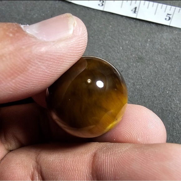 Large Tiger's Eye Sphere Ball Orb Marble 25mm - Picture 4 of 7